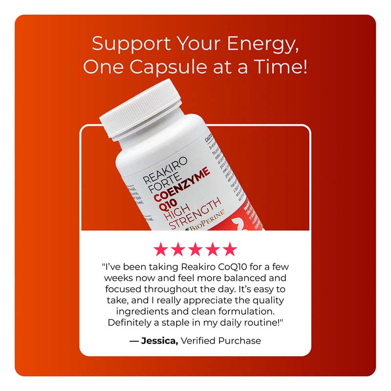 Reakiro Forte Coenzyme Q10 1200 
Reviews