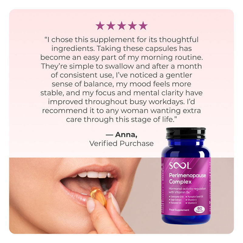 Sool Perimenopause Complex  Hormonal  Activity Regulation 60 pcs