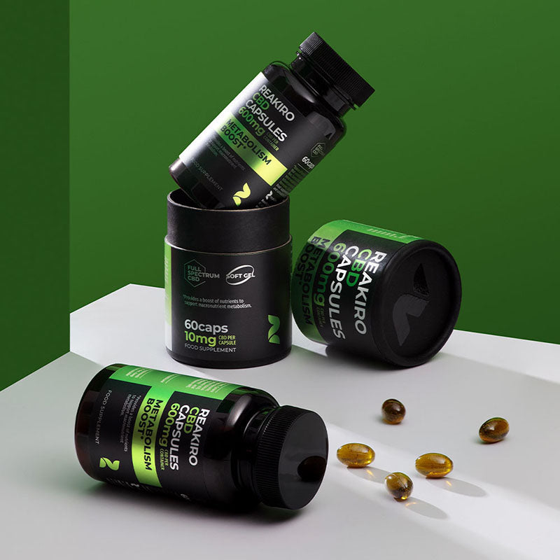 Reakiro Cbd Full Spectrum Metabolism Boost Capsules In use