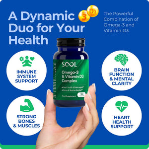 Omega 3 and Vitamin D3 - a dynamic duo for your health