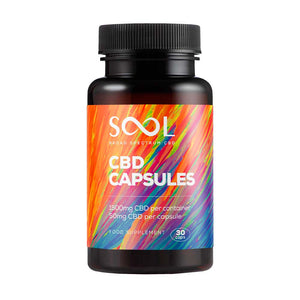 SOOL CBD Capsules 1500mg 30pcs - Broad Spectrum